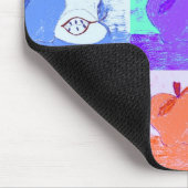 Tapis De Souris Pomme Pop Art (Coin)
