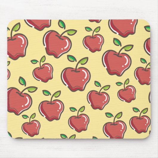 Tapis De Souris Pomme rouge (Devant)