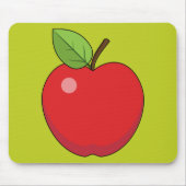 Tapis De Souris Pomme rouge (Devant)