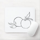 Tapis De Souris Pommes (Avec souris)
