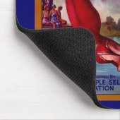 Tapis De Souris Pommes de filles de plongée (Coin)
