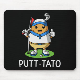 Tapis De Souris Pommes de terre de golf jouant Putt-tato Patate Dr