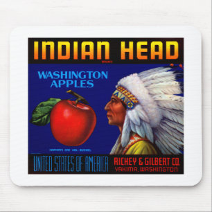 Tapis De Souris Pommes de Washington Indian Head