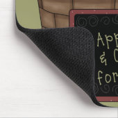 Tapis De Souris Pommes et cidre Mousepad (Coin)