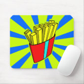 Tapis De Souris POMMES FRITES Mousepad (Avec souris)