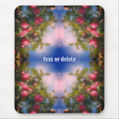 Tapis De Souris Pommes Rouges Sur Peinture D'Arbre Personnalisé (Devant)