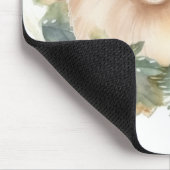 Tapis De Souris Pompe Poméranienne de la couronne de Noël (Coin)