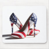 Tapis De Souris Pompes à drapeau américain (Devant)