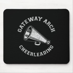Tapis De Souris Pompes de cheerleading Gateway Arch en détresse ré