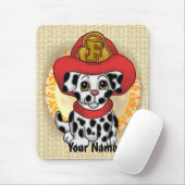 Tapis De Souris Pompier Chien Chien Chien Chien Chien Chien Chien  (Avec souris)