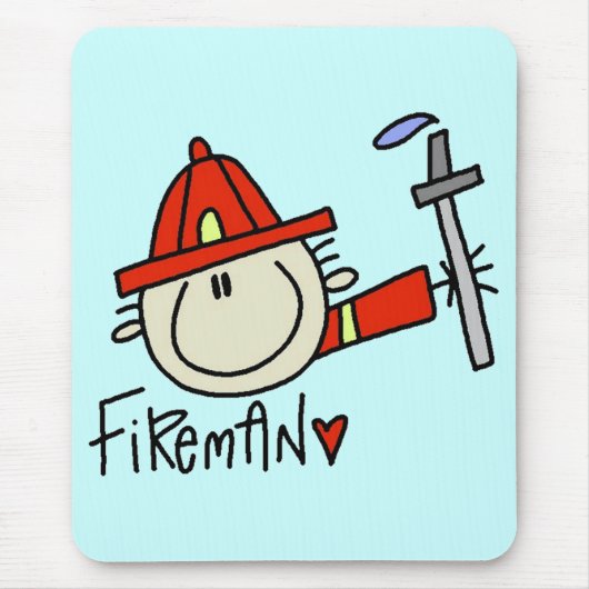 Tapis de souris Pompiers (Devant)