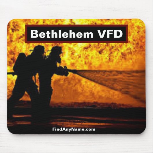 Tapis De Souris Pompiers Bethléem VFD Mousepad (Devant)