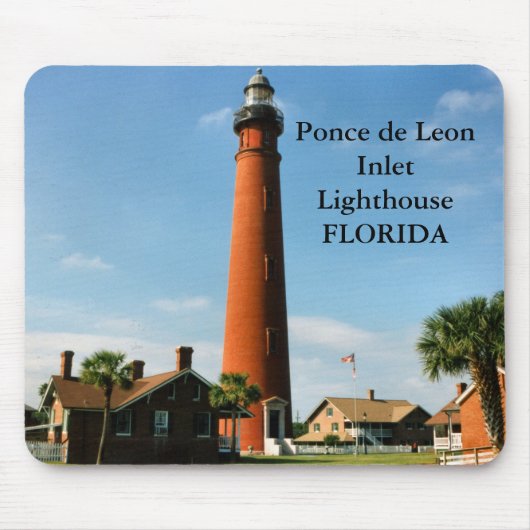 Tapis De Souris Ponce de Leon Inlet Lighthouse, Florida Mousepad (Devant)