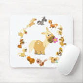 Tapis De Souris Ponies Cartoon mignonnes Mandala Mousepad (Avec souris)