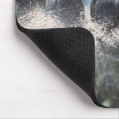 Tapis De Souris Ponies de Chintoteague traversant la Manche (Coin)