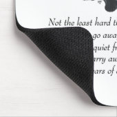 Tapis De Souris Pont arc-en-ciel du chat noir (Coin)