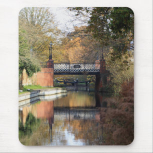 Tapis De Souris Pont au printemps Mousepad en four