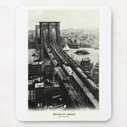 Tapis De Souris Pont Brooklyn 1900 (Devant)