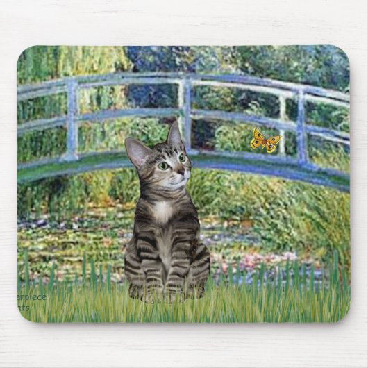 Tapis De Souris Pont - Chat tigré tabby 31 (Devant)