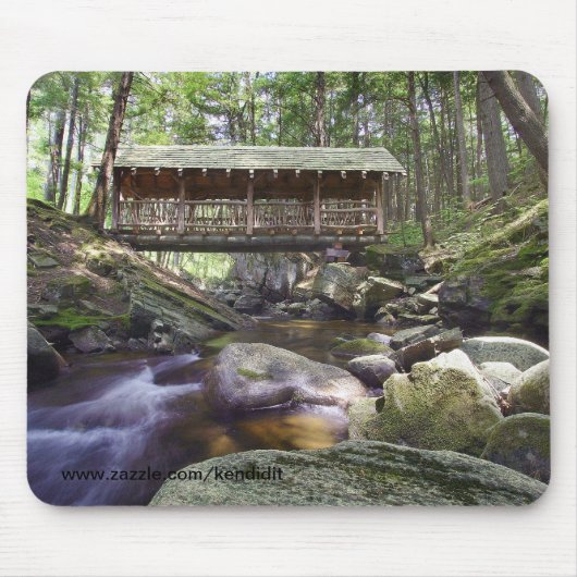 Tapis De Souris Pont couvert dans l'Adirondacks (Devant)