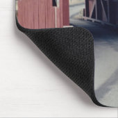 Tapis De Souris Pont couvert rouge (Coin)