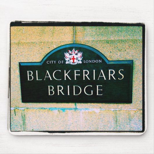 Tapis De Souris Pont de Blackfriars - ville de Londres - Mousepad (Devant)