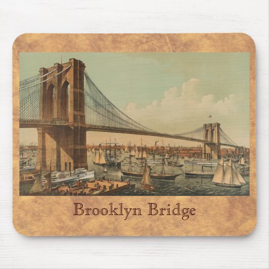 Tapis De Souris Pont de Brooklyn (Devant)