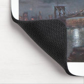 Tapis De Souris Pont de Brooklyn par clair de lune (Coin)