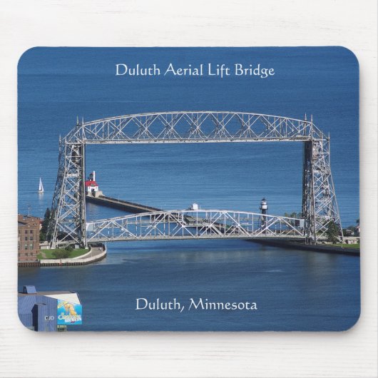 Tapis De Souris Pont de levage aérien de Duluth (Devant)