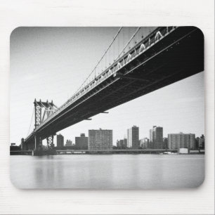 Tapis De Souris Pont de Manhattan et horizon, New York, USA