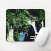 Tapis De Souris Pont Des Fleurs Shelburne Falls MA (Avec souris)