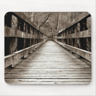 Tapis De Souris Pont en bois Mousepad