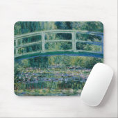 Tapis De Souris Pont japonais et nappes d'eau Claude Monet (Avec souris)