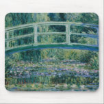 Tapis De Souris Pont japonais et nappes d'eau Claude Monet<br><div class="desc">1899. Claude Monet (14 novembre 1840 - 5 décembre 1926) fut un fondateur de la peinture impressionniste française,  et le praticien le plus cohérent et le plus prolifique de la philosophie du mouvement d'exprimer ses perceptions avant la nature,  surtout s'appliquant à la peinture extérieure.</div>