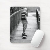 Tapis De Souris Pont Longboard (Avec souris)