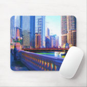 Tapis De Souris Pont Mousepad de Chicago (Avec souris)