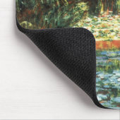 Tapis De Souris Pont sur l'étang Nénuphar par Claude Monet (Coin)