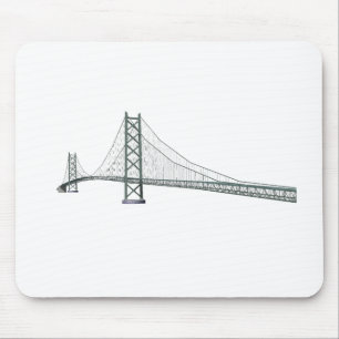 Tapis De Souris Pont suspendu Akashi Kaikyo : aka Pearl Bridge