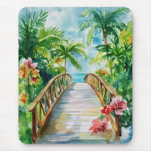 Tapis De Souris Pont tropical (Devant)