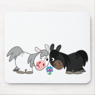 Tapis De Souris Pontes caricaturales mignons Standoff Mousepad