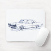 Tapis De Souris Pontiac GTO 1965 (Avec souris)