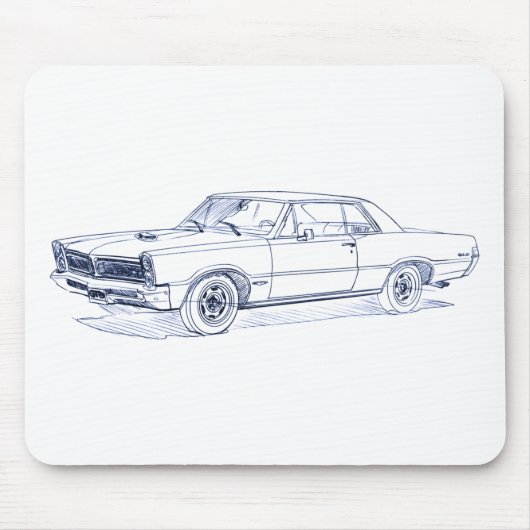 Tapis De Souris Pontiac GTO 1965 (Devant)