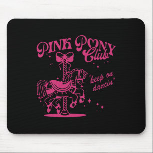 Tapis De Souris Pony Et Talon Aime Filles Roses Clubs Cowgirl
