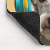 Tapis De Souris Poodé avec casque (Coin)