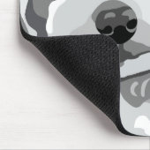 Tapis De Souris Poodle blanc (Coin)