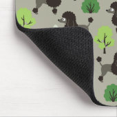 Tapis De Souris Poodle dans le parc (Coin)