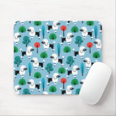 Tapis De Souris Poodle dans le parc (Avec souris)