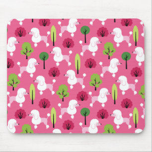 Tapis De Souris Poodle dans le parc