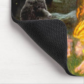 Tapis De Souris Poodle noir de série moyenne (T) (Coin)