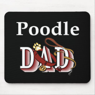 Tapis De Souris Poodle papa cadeaux
